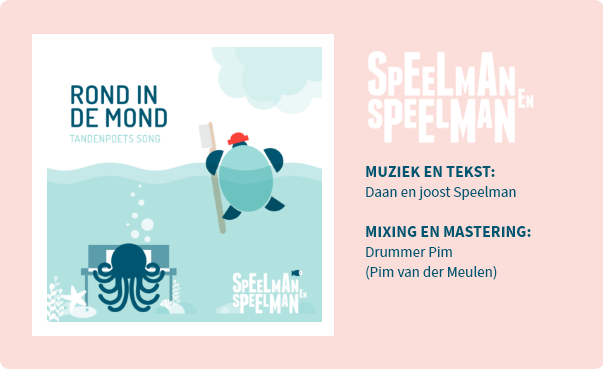 Speelman en Speelman schreven een speciaal tandenpoetslied voor Fairytabs. Met dit vrolijke liedje wordt tandenpoetsen gezellig!
