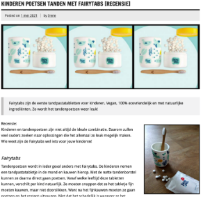 Fairytabs in een blog!